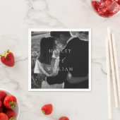 Ellesmere Wedding Foto Serviette (Beispiel)