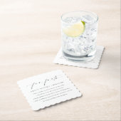 Ellesmere Wedding Fun Fakten skaliert Untersetzer (Vor Ort)