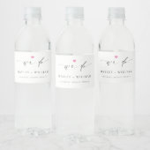Ellesmere Wedding We Do Water Bottle Label Wasserflaschenetikett (Flaschen)