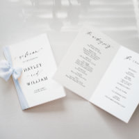Ellesmere Wedding Zeremony Program
