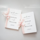 Ellesmere Wedding Zeremony Program Programm