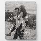 Ellesmere Willkommen bei unserem ewigen Hochzeitse Fotoplatte (Vorderseite)