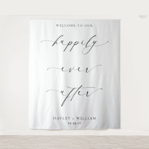 Ellesmere Willkommen Glücklich bis ans Ende der Ze Wandteppich