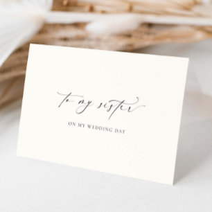 Ellesmere Zu Meiner Schwester Hochzeitstag Karte