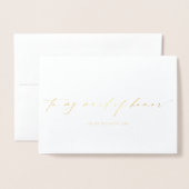 Ellesmere zum Hochzeitstag meiner Trauzeugin Folienkarte (Vorderseite mit Umschlag)