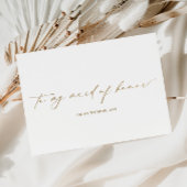 Ellesmere zum Hochzeitstag meiner Trauzeugin Folienkarte