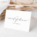 Ellesmere zum Hochzeitstag meiner Trauzeugin Karte<br><div class="desc">Die Ellesmere Hochzeitskarte besticht durch ein modernes, minimalistisches Design auf weißem Hintergrund und sorgt für ein sauberes und einfaches Aussehen. Die Überschrift des Skripts ist ein Bild, das nicht bearbeitet werden kann. Der andere Text ist vollständig editierbar. Für eine erweiterte Anpassung dieses Designs, wählen Sie einfach die Schaltfläche "Anpassen" oben....</div>