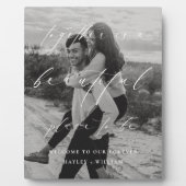 Ellesmere Zusammen ist ein schöner Ort Willkommen Fotoplatte (Vorderseite)