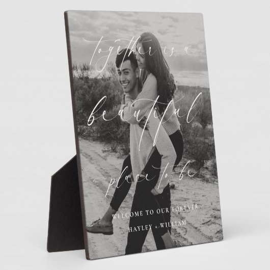 Ellesmere Zusammen ist ein schöner Ort Willkommen Fotoplatte (Seite)