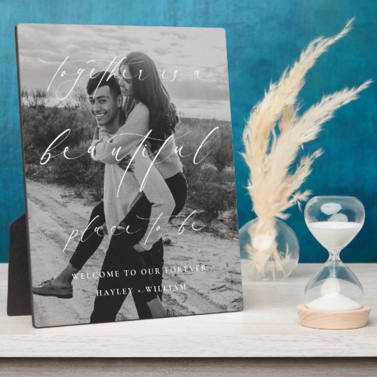 Ellesmere Zusammen ist ein schöner Ort Willkommen Fotoplatte (Seite)