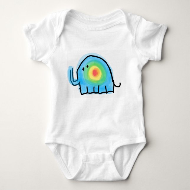 Elley Bow sagt HalloT-Shirt Baby Strampler (Vorderseite)