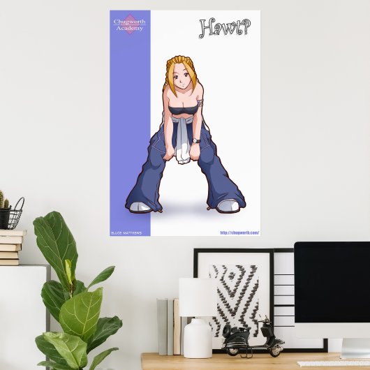 Ellice Matthews: Hawt? Poster (Heimbüro)