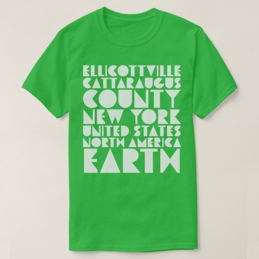 Ellicottville New York T-Shirt (Design vorne)