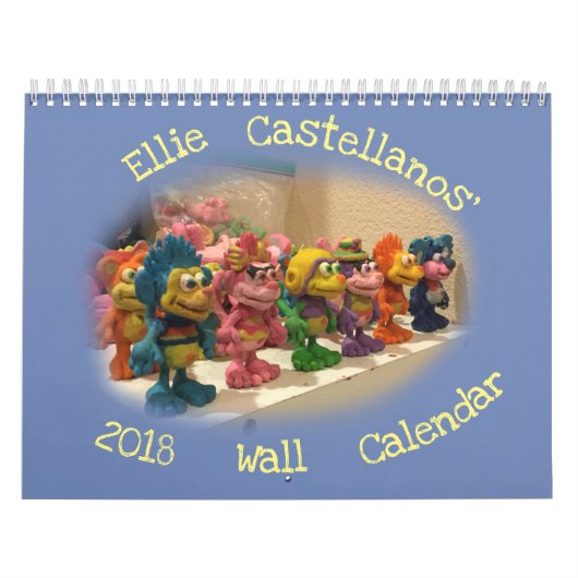 Ellie Castellanos 2018 Wandkalender (Titelbild)