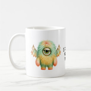 Ellie – Das großäugige skeptische Monster Kaffeetasse