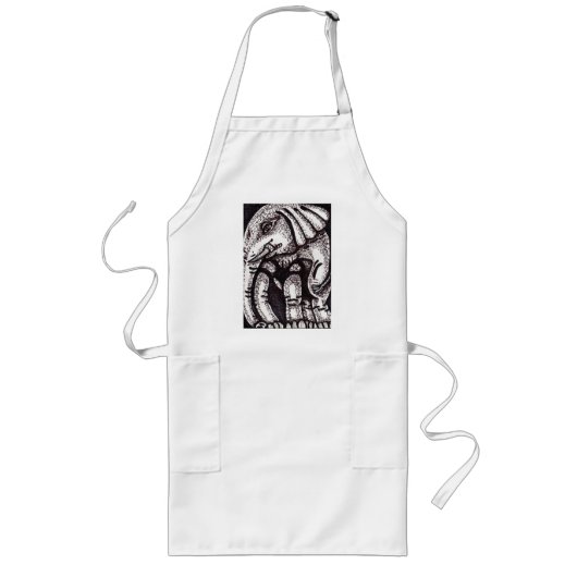 Ellie der Elephant Lange Schürze (Vorne)