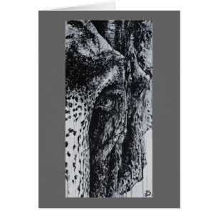 Ellie Elefant Wildlife Dschungel Tier Kunstkarte