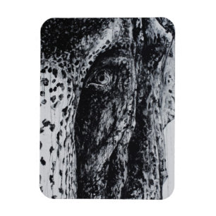 Ellie Elephant Asian Wildlife Jungle Tierart Magnet