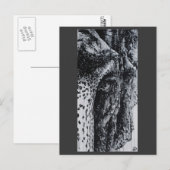 Ellie Elephant Asian Wildlife Jungle Tierart Postkarte (Vorne/Hinten)