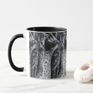 Ellie Elephant Asian Wildlife Jungle Tierart Tasse