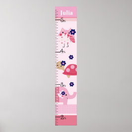 Ellie/Ella Elephant/Owl Growth Chart Behalte bei 8 Poster