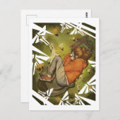 Ellie hat ein Nickerchen Postkarte (Vorne/Hinten)