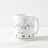 Ellie-Mae Peptid-Namen-Tasse Kaffeetasse (VorderseiteRechts)