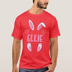 ELLIE Oaster Bunny Funny Novelty Womens Custom Nam T-Shirt