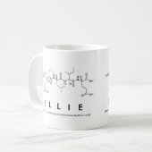 Ellie Peptid-Namen-Tasse Kaffeetasse (Vorderseite Links)