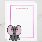 Ellie Phant Frame unausgeglichenes Blatt (Vorne/Hinten)