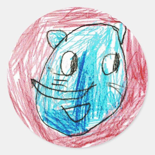 Ellie: Rundaufkleber Runder Aufkleber (Vorderseite)