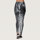 Ellie the Elephant Unique Wild Animal Portrait Art Leggings (Rückseite)