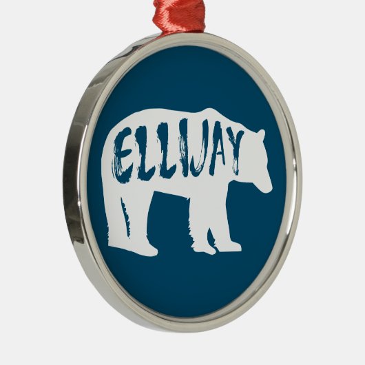 Ellijay Georgia Bear Ornament Aus Metall (Rechts)