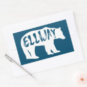 Ellijay Georgia Bear Rechteckiger Aufkleber (Umschlag)