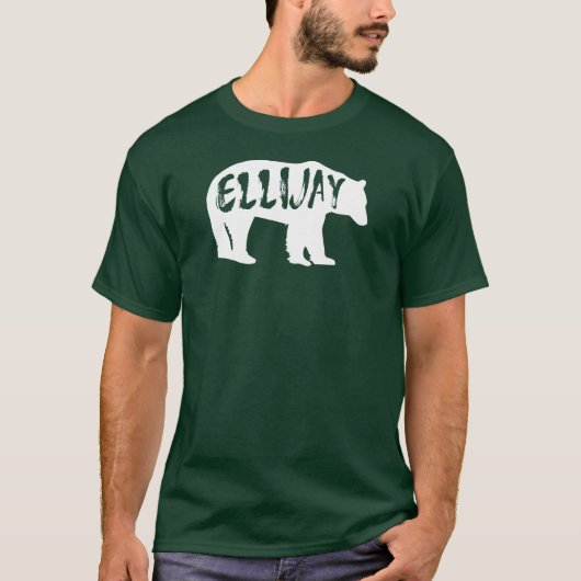 Ellijay Georgia Bear T-Shirt (Vorderseite)