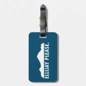 Ellijay Georgia Bitte Gepäckanhänger (Rückseite vertikal)