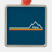 Ellijay Georgia Ornament Aus Metall (Vorne)