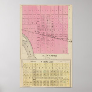 Ellinwood, Comanche, Kansas Poster