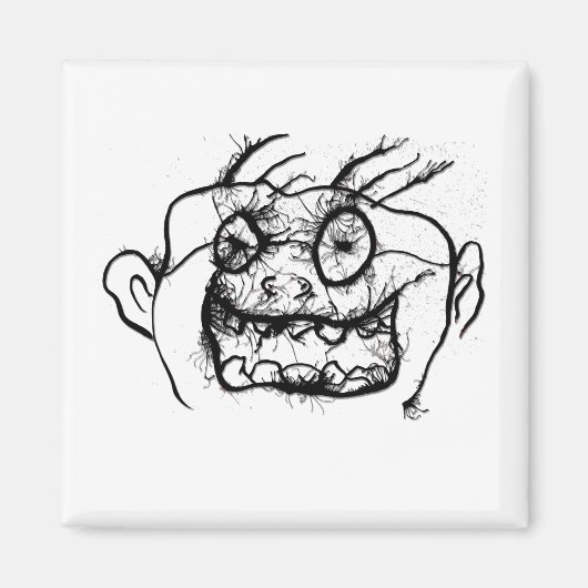 Ellio DoodleNut by Cussdum Designs Magnet (Vorne)