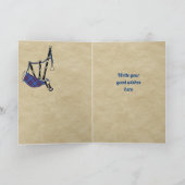 Elliot Abzeichen & Tartan Personalisierte Karte (Innenseite)