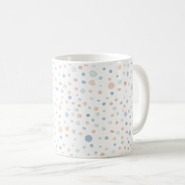 Elliot Confetti Watercolor Dots Classic Tasse