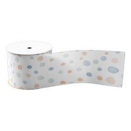Elliot Confetti Watercolor Dots Ribbon Ripsband