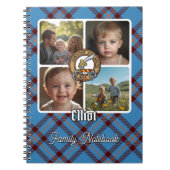 Elliot Familienfoto-Collage Notizblock (Vorderseite)