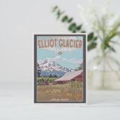 Elliot Glacier Public House Postkarte (Stehend Vorderseite)