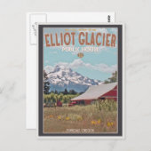 Elliot Glacier Public House Postkarte (Vorne/Hinten)