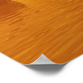 Elliot Key Lighthouse - Golden Sunset Poster (Ecke)