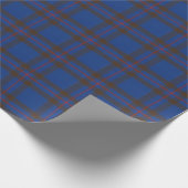 Elliot Modern Original Scottish Tartan Geschenkpapier (Ecke)