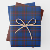 Elliot Modern Original Scottish Tartan Geschenkpapier Set (Beispiel)