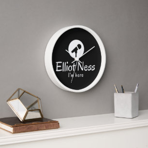 Elliot Ness Comedian Wall Clock Uhr