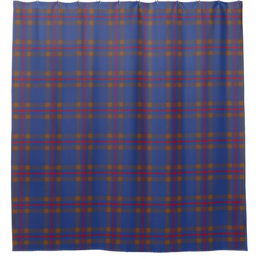 Elliot Tartan Duschvorhang (Vorderseite)